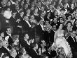 Anthony Quinn, Anthony Franciosa, Shelley Winters, And Lana Turner, Applauding Jean Simmons' Award by Leonard Mccombe Limited Edition Pricing Art Print