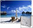 Beach Chair, Bora Bora Nui Resort, Motu Toopua by Walter Bibikow Limited Edition Pricing Art Print