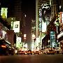 A Night Street Scene In New York by Jewgeni Roppel Limited Edition Print