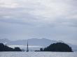 Ship At Anchor Near The Rocky Pacific Coastline Of Vancouver Island by Taylor S. Kennedy Limited Edition Print