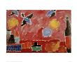 With Red Swallow Wallpaper by Alexej Von Jawlensky Limited Edition Print