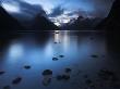 Darkness Descends At Milford Sound, Fiordland, South Island, New Zealand, Pacific by Adam Burton Limited Edition Print