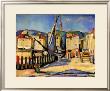 Port De Cassis By The Barrier, 1905 by Charles Camoin Limited Edition Print