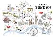 Map Of London by Alice Tait Limited Edition Pricing Art Print