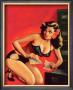 Pin-Up Girl Snooping by Peter Driben Limited Edition Pricing Art Print