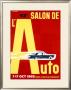 52Nd Salon De L'auto, 1965 by Pierre Fix-Masseau Limited Edition Print