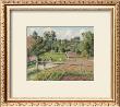 View From The Artist's Window, Eragny by Camille Pissarro Limited Edition Print