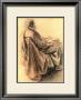 Sepia Man Reading by Rembrandt Van Rijn Limited Edition Print