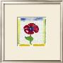 Little Red Flower On Papyrus by Ingrid Sehl Limited Edition Print