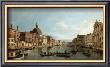 Venice: The Upper Reaches Of The Grand Canal With S. Simeone Piccolo, C.1738 by Canaletto Limited Edition Print