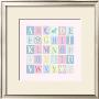 Alphabet On Pink by Marilu Windvand Limited Edition Pricing Art Print