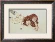 Nude Woman Lying On Her Front, 1917 by Egon Schiele Limited Edition Print