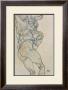 Side-View Of A Semi-Nude Female, 1914 by Egon Schiele Limited Edition Pricing Art Print