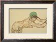 Female Nude To The Right, 1914 by Egon Schiele Limited Edition Print