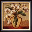 White Autumn Orchids by Shelly Bartek Limited Edition Pricing Art Print
