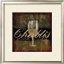 Chablis Glass Square by Maxwell Hutchinson Limited Edition Pricing Art Print