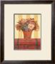 Flowers In Vase On Trunk by Marie Perpinan Limited Edition Pricing Art Print