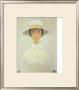 La Femme Au Chapeau Blanc by Jean Paul Lemieux Limited Edition Print