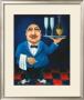 Gus With Champagne by Will Rafuse Limited Edition Print
