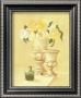 White Flowers In Vase by Lucciano Simone Limited Edition Print