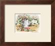 Watering Can And Daisies by Peggy Thatch Sibley Limited Edition Print