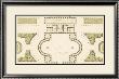 Antique Garden Plan Ii by Jean Deneufforge Limited Edition Pricing Art Print