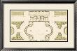 Antique Garden Plan Ii by Jean Deneufforge Limited Edition Print