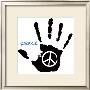 Peace Hand by Louise Carey Limited Edition Print