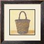 Blue And Brown Basket by Mar Alonso Limited Edition Print