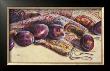 Plums On A Paisley Cloth by Alison Rankin Limited Edition Pricing Art Print