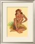 Hawaiian Pin-Up Girl, 1949 by Al Moore Limited Edition Print