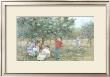 The Family At The Orchard by Hã©Lã¨Ne Lã©Veillã©E Limited Edition Print