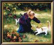 Little Friends With Apples by Lise Auger Limited Edition Pricing Art Print