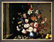 Dutch Vase Of Flowers By A Window by Balthasar Van Der Ast Limited Edition Print