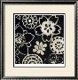 Silver Floral Cascade Iv by Megan Meagher Limited Edition Print