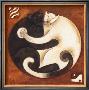 Yin Chi Yang Cats by Aline Gauthier Limited Edition Print