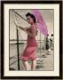 Pin-Up Girl With Parasol by David Perry Limited Edition Pricing Art Print