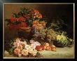 Still Life With Fruits And Flowers by Pierre Bourgogne Limited Edition Pricing Art Print