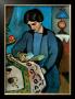 Blue Girl Reading by Auguste Macke Limited Edition Pricing Art Print