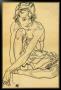 Woman Crouching, 1918 by Egon Schiele Limited Edition Pricing Art Print