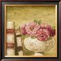 Potted Flowers With Books I by Eric Barjot Limited Edition Print