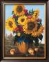Sunflowers Over Castle Ruin by Joe Anna Arnett Limited Edition Pricing Art Print