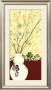 Burgundy Blossom Tapestry I by Jennifer Goldberger Limited Edition Print