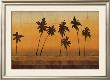 Sunset Palms I by Cheryl Martin Limited Edition Pricing Art Print