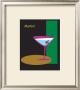 Martini In Black by Atom Limited Edition Pricing Art Print