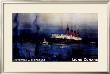 Cunard Line, Mauretania To Cherbourg by Kenneth Shoesmith Limited Edition Print