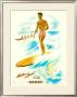 Matson Lines In Hawaii, Surfer by Frank Mcintosh Limited Edition Print