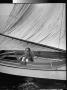 A Little Girl Sailing In A Boat Off The Coast Of Maine by Peter Stackpole Limited Edition Print