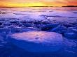 An Icy Lake At Sunset by Ingemar Aourell Limited Edition Print