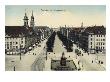Dresden - View Of The Main Street (Hauptstrasse) by Adolph Von Menzel Limited Edition Print